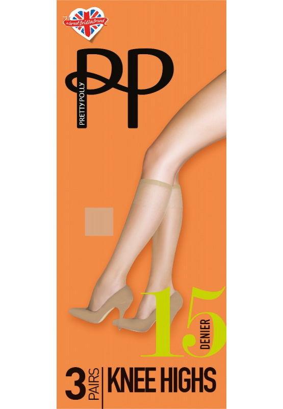Pretty Polly-3 Pair Pack-Everyday Knee Highs