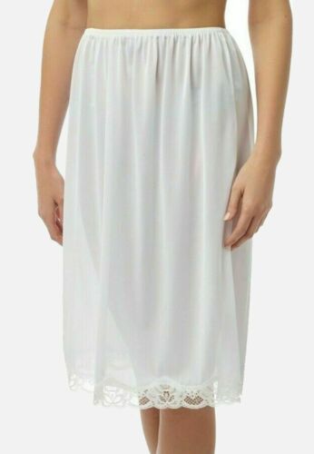 Ladies-Half Slip Petticoat-26''Length-White